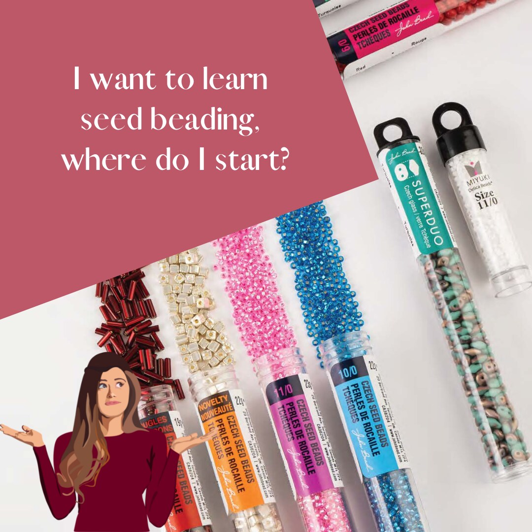Intro to Seed Bead Weaving with @daniellewickesjewelry